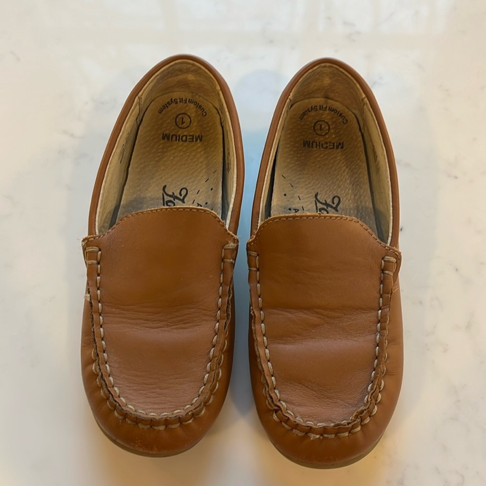 Footmates Boys leather loafers, size 1